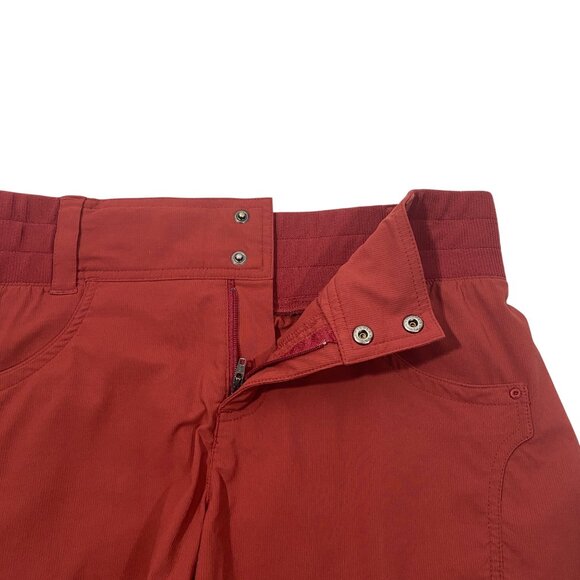 Title Nine Womens clamber Hiking & Climbing Shorts Size 6 rust red - Picture 3 of 7